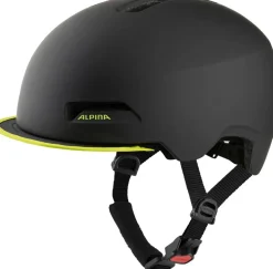 Alpina City-Helm Brooklyn schwarz/neongelb matt
