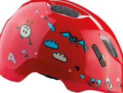 Alpina Kinder-Helm Ximo 2, red smile gloss