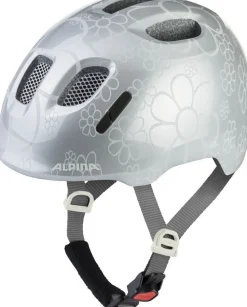 Alpina Kinder-Helm Ximo 2, silver flower gloss