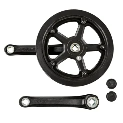 Amar Force 1 Kurbelgarnitur Fahrrad Kettenblatt 46 Zähne Fahrradkurbel 170 mm Kettenradgarnitur einfach Aluminium