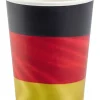 Amscan - Deutschland - Pappbecher (8er Set, 250ml) Fußballparty EM WM Grillparty