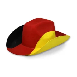 Amscan - Großes Deutschland Fan-Set (24-teilig) EM WM anfeuern schwarz rot gold