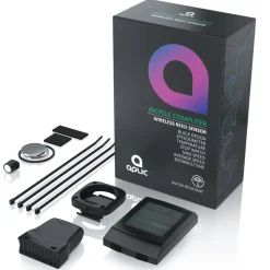 Aplic Sport Fahrradcomputer mit 17 Funktionen kabellos, inkl. Geschwindigkeitssensor & Temperaturanzeige