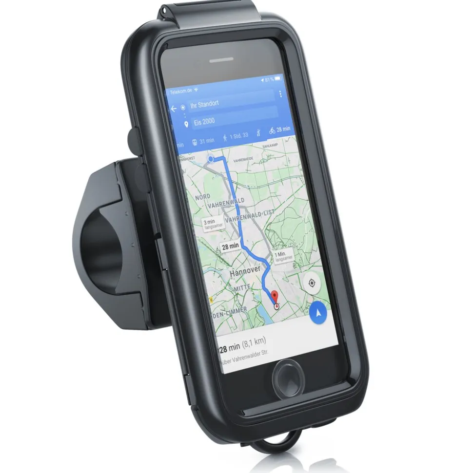Aplic wasserabweisende Fahrradhalterung für Apple iPhone 6 / 7 für alle Fahrradtypen und Lenker