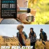 Arendo Isolierflasche 1 L, Edelstahl Thermoflasche, BPA-frei, geschmacksneutral, für unterwegs, hält kalt & warm
