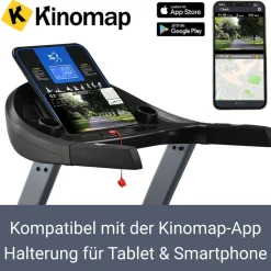 ArtSport Laufband Speedrunner 7000, 20 km/h elektrisch, klappbar mit App & MP3 – Schwarz