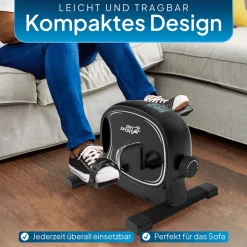 ArtSport Pedaltrainer Sportivo - leiser Heimtrainer, Fitnessgerät, Senioren, Armtrainer