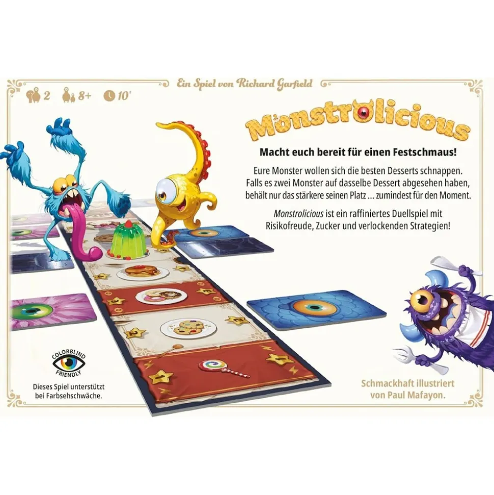Asmodee RPOD0043 - Monstrolicious - Familienspiel, Brettspiel