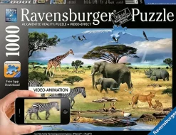 Augmented Reality Puzzle - Tiere Afrikas, 1000 Teile