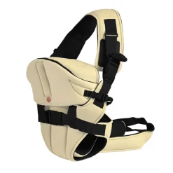 Babytrage Carry go 2 in 1 Bauch- und Hüfttrage von 3 Monaten bis 1 Jahr hellbraun