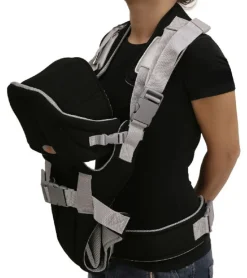 Babytrage Carry go 2 in 1 Bauch- und Hüfttrage von 3 Monaten bis 1 Jahr hellbraun