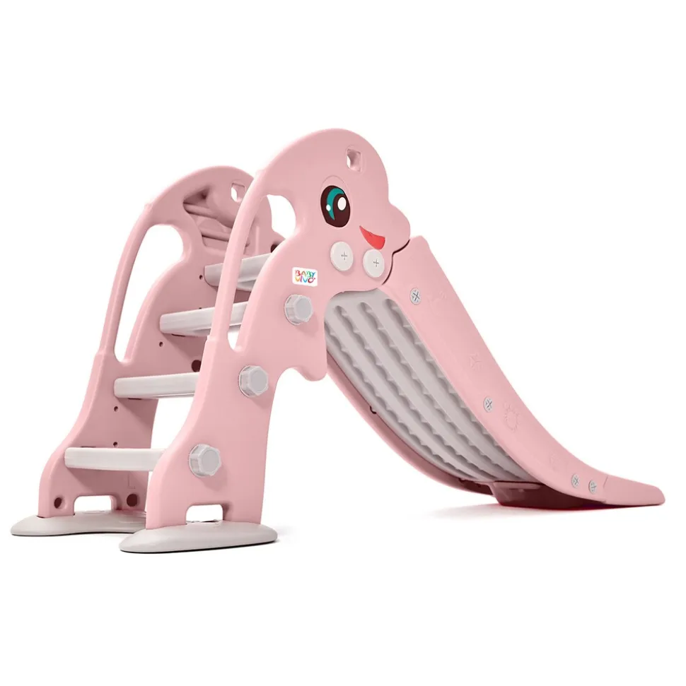 Baby Vivo Kinderrutsche / Rutsche - Delfin in Rosa