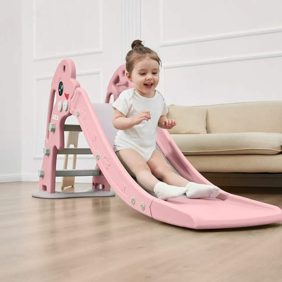 Baby Vivo Kinderrutsche / Rutsche - Delfin in Rosa