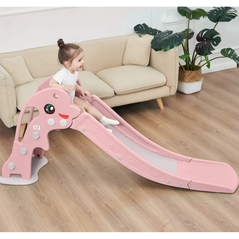 Baby Vivo Kinderrutsche / Rutsche - Delfin in Rosa