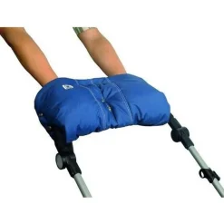 Babywelt Handmuff blau/weiß