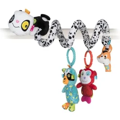 Bali Bazoo Activity Spirale Panda 88714 Beißring 3 Anhänger Plüschtiere Rassel bunt