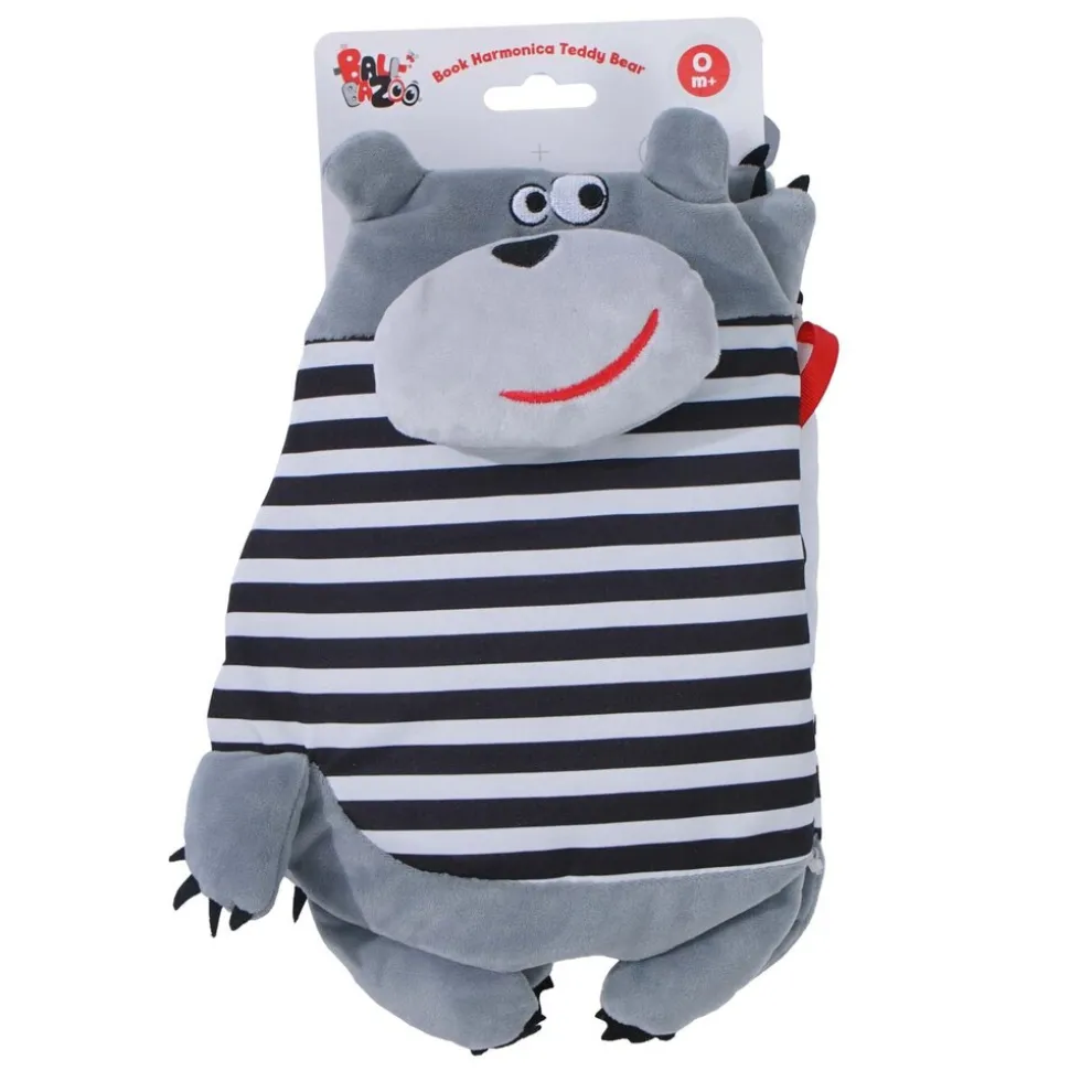 Bali Bazoo Baby Stoffbuch Teddybär 81043 Stoffbilderbuch 8 Seiten, ab Geburt grau