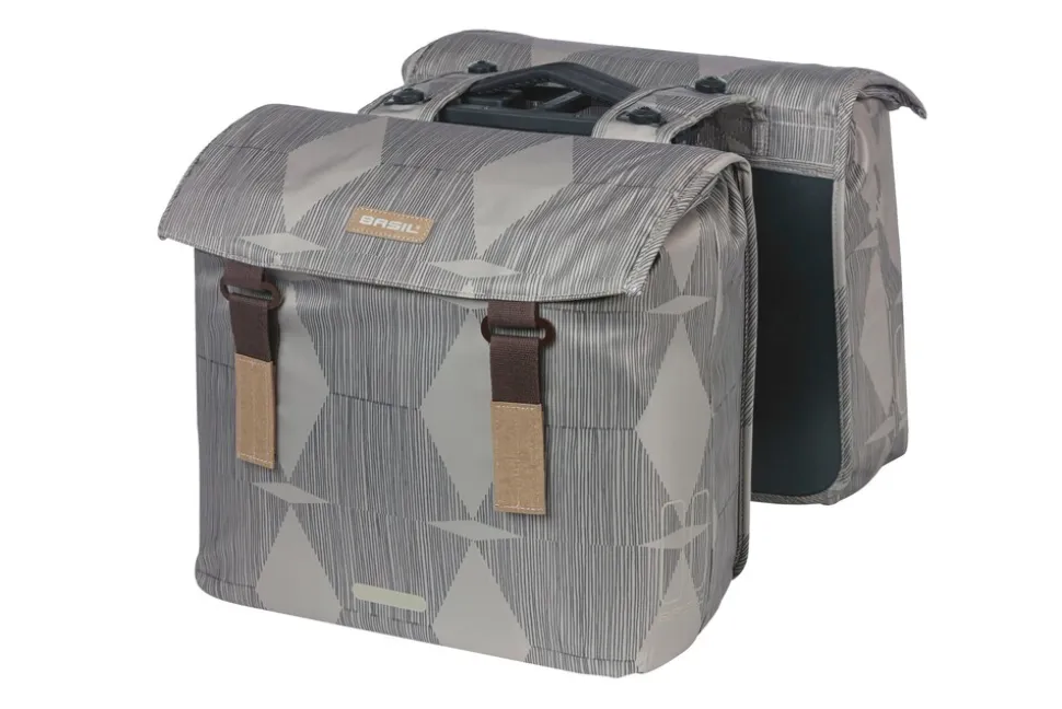 BASIL Doppelpacktasche Elegance MIK 2.0, grau