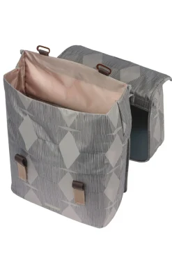 BASIL Doppelpacktasche Elegance MIK 2.0, grau
