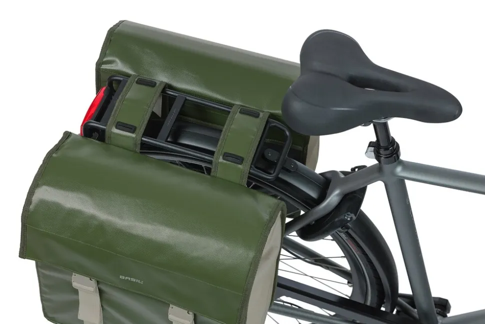 BASIL Doppelpacktasche "Urban Load", mossgreen