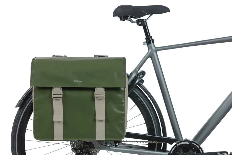 BASIL Doppelpacktasche "Urban Load", mossgreen