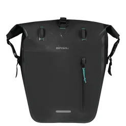 BASIL Fahrrad-Einzelpacktasche Rivo M MIK Hooks, schwarz