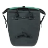 BASIL Fahrrad-Einzelpacktasche Rivo M MIK Hooks, silbergrün