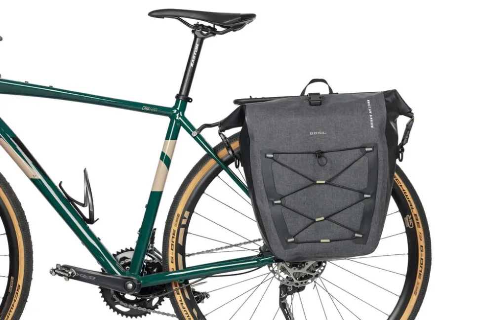 BASIL Fahrrad- Einzeltasche Navigator Storm L, grau