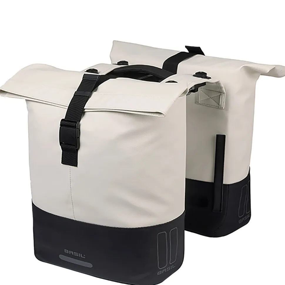 BASIL Gepäckträger- Fahrradtasche "Cove MIK", weiß