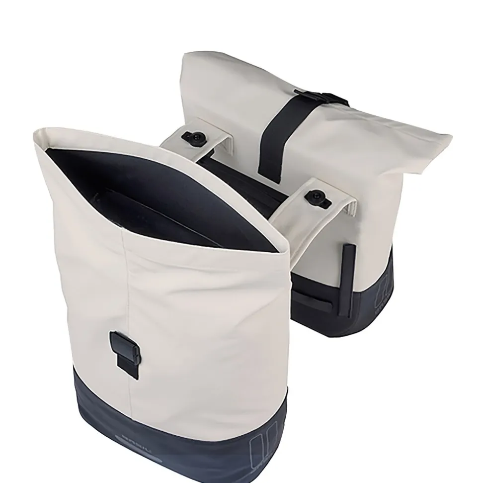 BASIL Gepäckträger- Fahrradtasche "Cove MIK", weiß