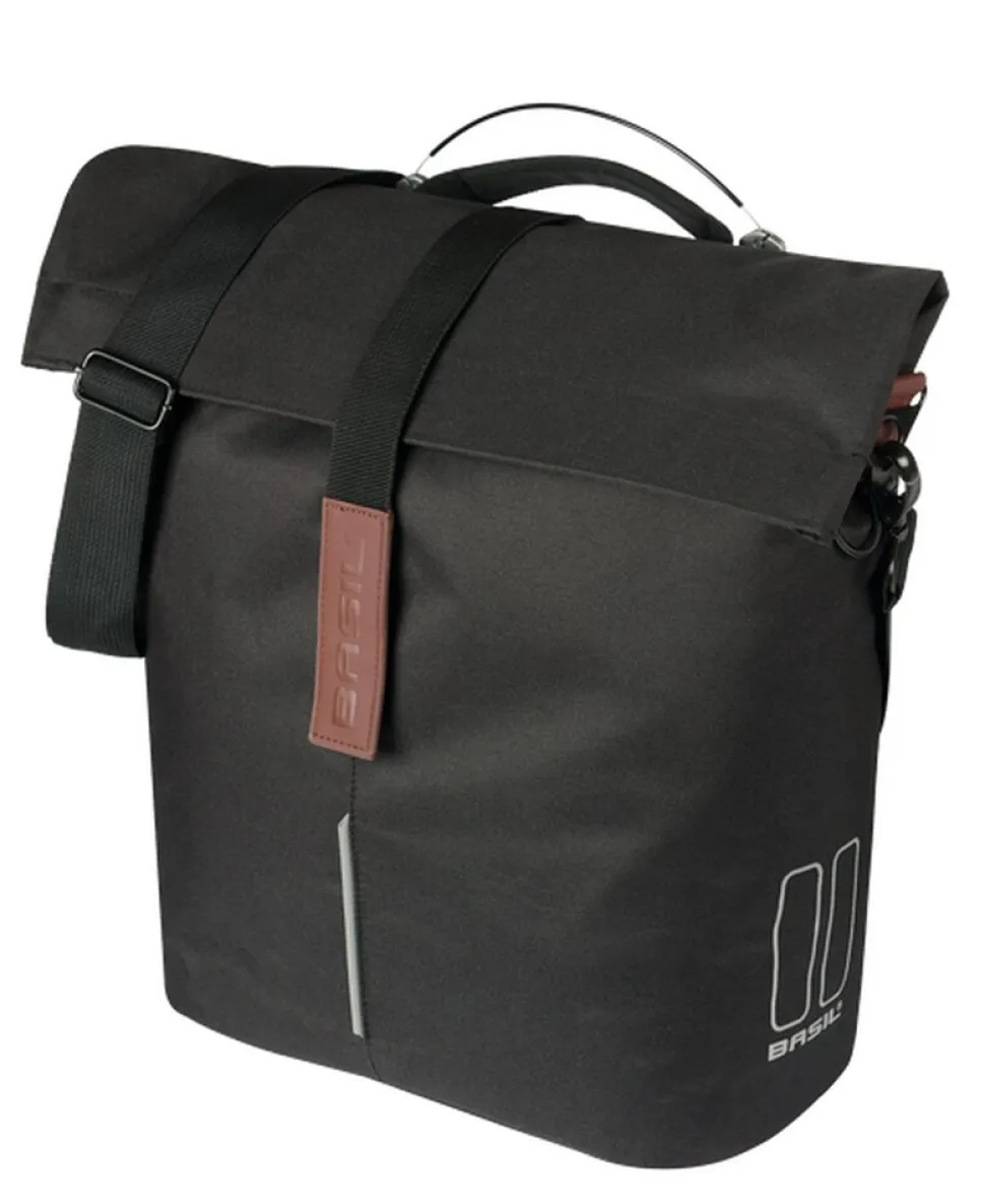 BASIL Gepäckträger Fahrradtasche "City MIK Studs", schwarz