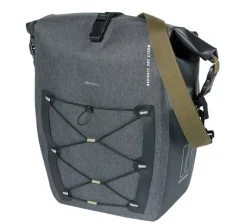 BASIL Gepäckträger-Tasche "Navigator Storm MIK Studs L", grau