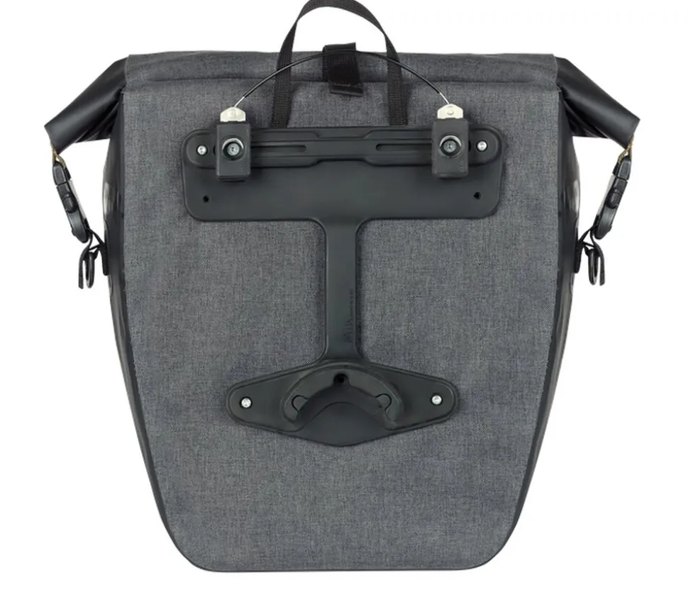 BASIL Gepäckträger-Tasche "Navigator Storm MIK Studs L", grau