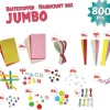 Bastelkoffer Jumbo pink, Faltschachtel