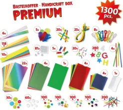 Bastelkoffer Premium, Faltschachtel