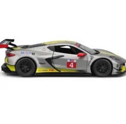 Bburago 18-28024 - Modellauto - Chevrolet Corvette C8R '20 (grau, Maßstab 1:24) Modell Auto