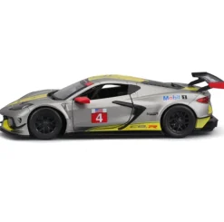 Bburago 18-28024 - Modellauto - Chevrolet Corvette C8R '20 (grau, Maßstab 1:24) Modell Auto