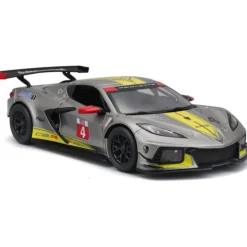 Bburago 18-28024 - Modellauto - Chevrolet Corvette C8R '20 (grau, Maßstab 1:24) Modell Auto