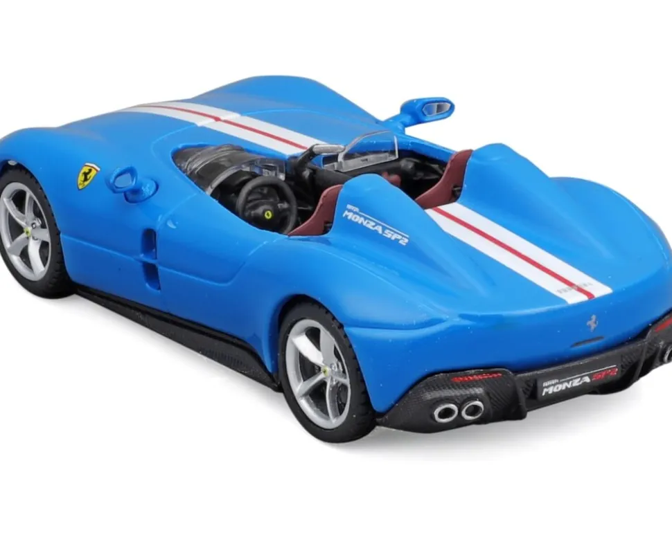 Bburago 18-36913 - Modellauto - Ferrari Monza SP2 (blau, Maßstab 1:43) Modell Auto