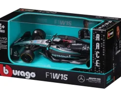 Bburago 18-38208R - Modellauto - F1 MB AMG W15E GB GP #63 Russell (Maßstab 1:43)