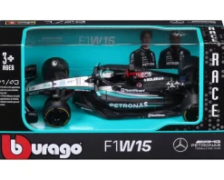 Bburago 18-38208R - Modellauto - F1 MB AMG W15E GB GP #63 Russell (Maßstab 1:43)
