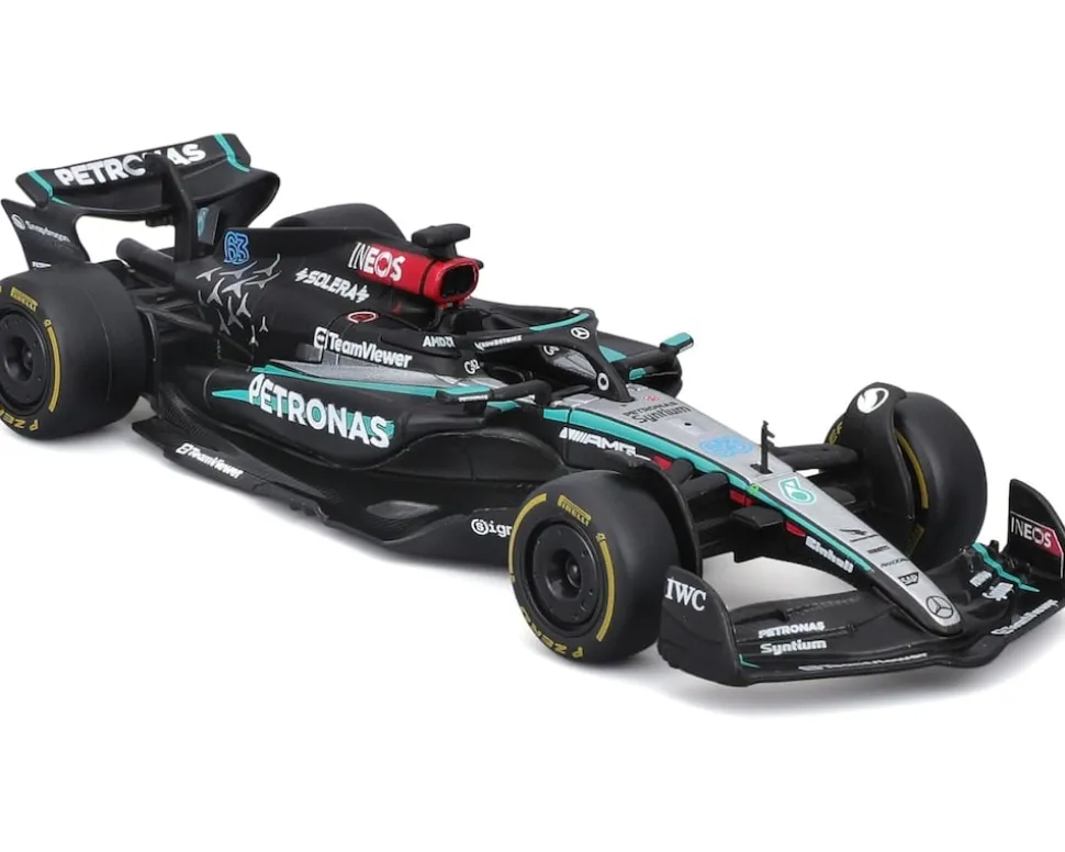 Bburago 18-38208R - Modellauto - F1 MB AMG W15E GB GP #63 Russell (Maßstab 1:43)