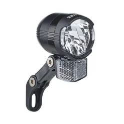 Büchel Shiny 80 Fahrrad Licht 80 Lux Fahrradbeleuchtung LED StVZO Beleuchtung Fahrradlampe weiß Fahrradlicht vorne für E Bike
