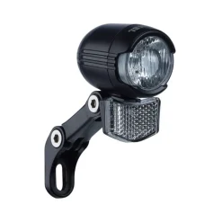 Büchel Shiny 40 Fahrrad Licht 40 Lux Fahrradbeleuchtung LED StVZO Beleuchtung Standlicht Fahrradlampe weiß Fahrradlicht vorne für Dynamo