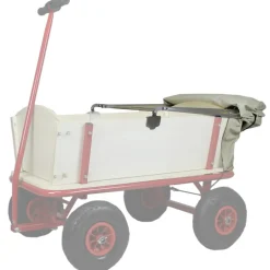 Beachtrekker Style, Holz, Faltverdeck für den Bollerwagen