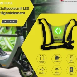 BE COOL Softpocket mit LED-Signalelement BC250PK02