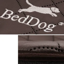 BedDog gesteppte Hundematte NELLY Hundekissen Haustier-Unterlage aus Kunstleder