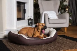 BedDog® Hundebett SUNNY 4in1 oder einfarbig, waschbar, mit Rand, Hundekissen