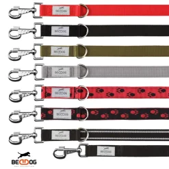 BedDog Hundeleine SPIKE verstellbar in 3 Längen Führleine, Laufleine