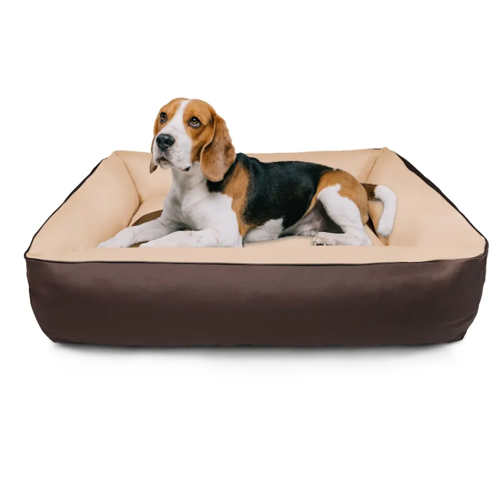 BedDog 2in1 Hundebett waschbar Hundekissen mit Rand Hundesofa